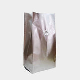 Aluminum coffee gusset bag