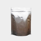 Aluminum coffee bag stand up pouch with zip lock
