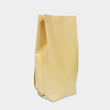 Kraft coffee gusset bag side seal