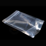 Liquid pouch clear plain side bottom view