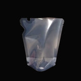 Liquid pouch transparent special shape empty