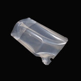 Liquid pouch transparent special shape top view