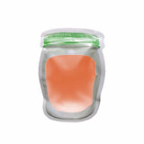Liquid pouch jar shape plain with peach juice