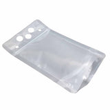 Liquid pouch clear matte left side view