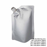 Liquid pouch spout aluminum for 1 liter
