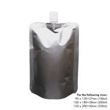 Liquid pouch spout aluminum for 250 ml