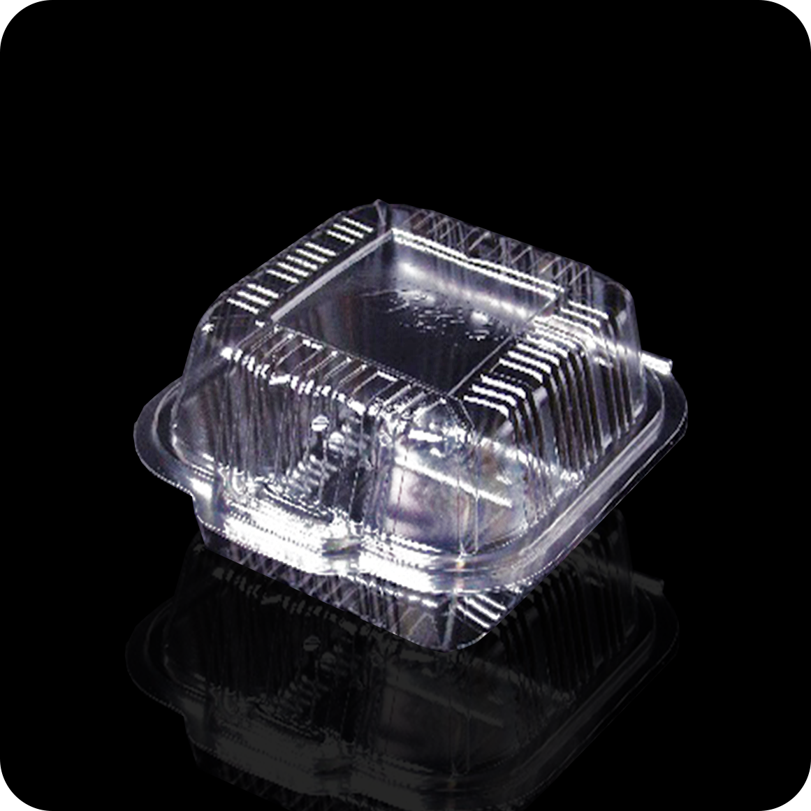 Small plastic clamshell shop packaging
