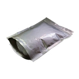 Aluminum coffee bag stand up pouch right side profile view