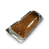 Stand up pouch clear silver with nuts zip lock view