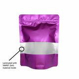 Violet stand up pouch window vmpet layer illustration