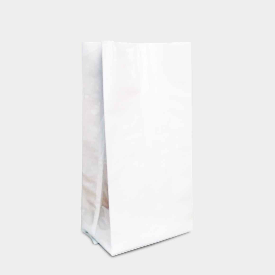 Large Gusseted Paper Bags, 6 x 3.5 x 11, White, 100/Pack - HYG66101, Hygloss Products Inc.