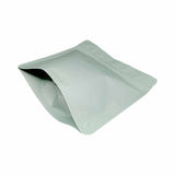 Mint Green matte square shape stand up pouch right bottom view