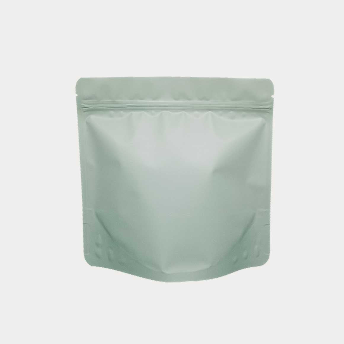 Stand Up Pouch with zip lock  Square Shape Mint Green – Packaging Depot  Manila
