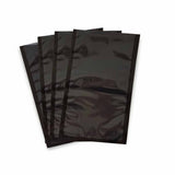 Sheets of black vacuum bags