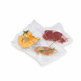Clear vacuum bag with sealed hotdog