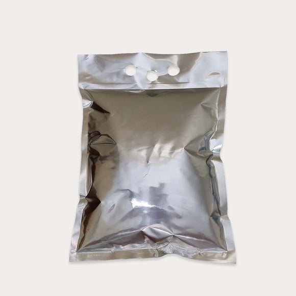 Aluminum fertilizer bag or rice bag with holder 