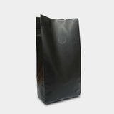 Black coffee gusset bag side seal