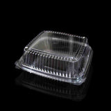 Clamshell square for ensaymada medium size empty