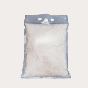 Rice bag with holder transparent/clear