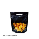 Roast Chicken Bag w Zip Lock | Clear Black (SUPZ-CKBAG_1T1B)