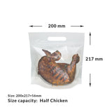 Small chicken bag transparent for half chicken