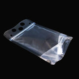 Liquid pouch clear glossy left side view
