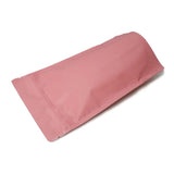 Pink stand up pouch matte zip lock view