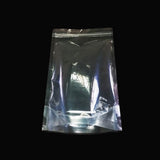Stand up pouch clear glossy bottom front view