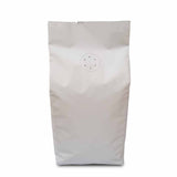 White coffee gusset bag side seal front view
