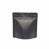 Black square shape stand up pouch with zip lock