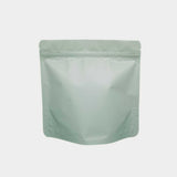 Mint Green matte square shape stand up pouch front view
