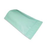 Pastel green stand up pouch zip lock view