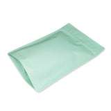 Pastel green coffee bag right bottom view