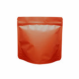 Red square shape stand up pouch with zip lock