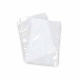Sheets of clear vacuum bags
